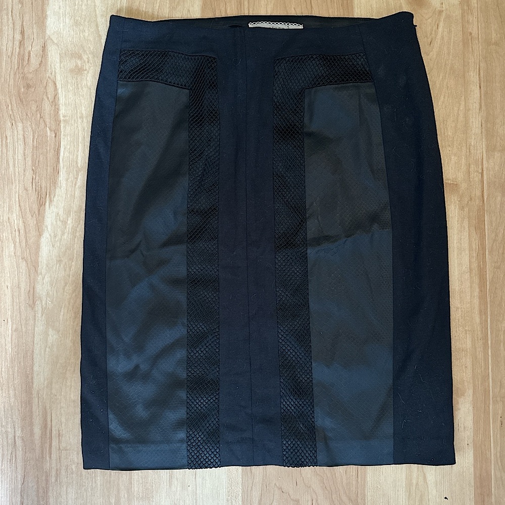 CLUNY Black Pencil Skirt